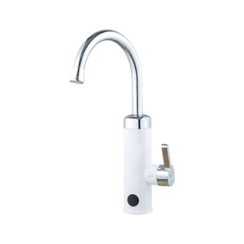 DRL-05AX-34 সাদা ABS তাত্ক্ষণিক ডিজিটাল বৈদ্যুতিক গরম জলের ট্যাপ তাত্ক্ষণিক জলের কল