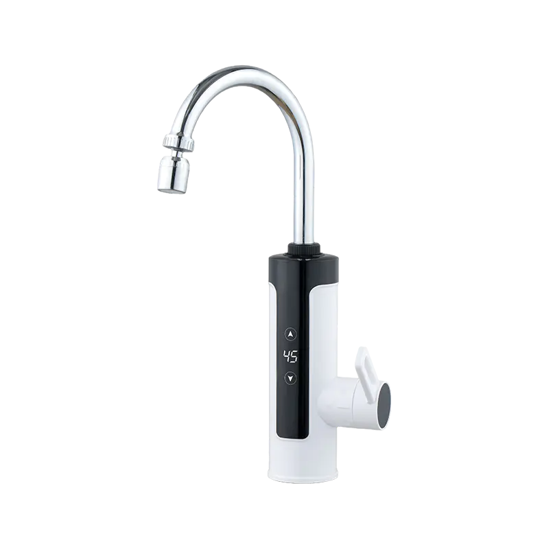 SS-10-34 থার্মোস্ট্যাটিক বড় LED ডিসপ্লে তাত্ক্ষণিক গরম জল হিটার কল